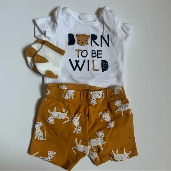 SOLD❗️ Baby Boy Born to be Wild Set - Picture 1 of 7
